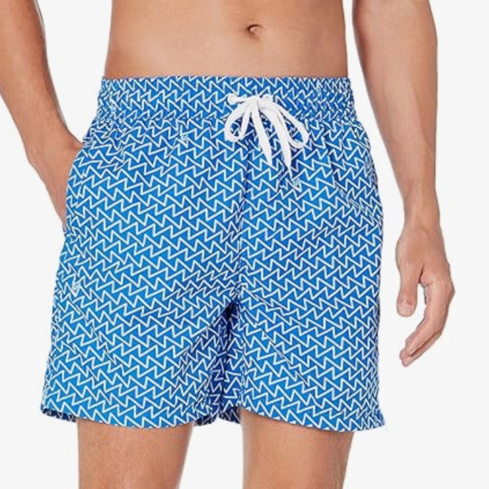 Blue Kanu Surf Swim Shorts Men Medium NWT